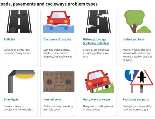 How to report a highways problem